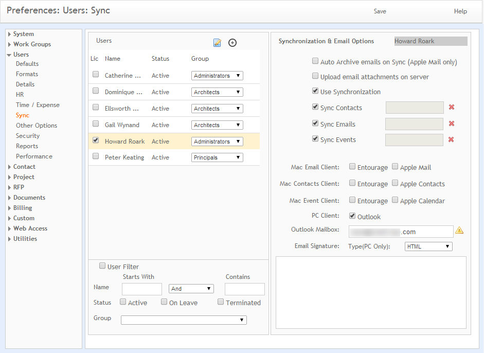 pref users sync