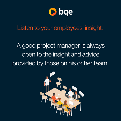 Listen to your employees’ insight architecture project management