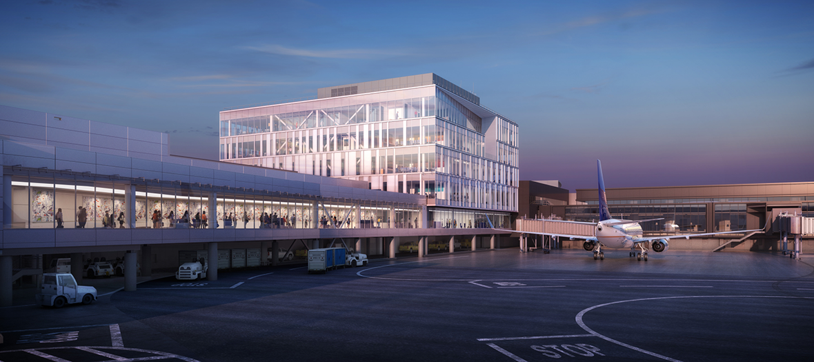 Studio 151 - Airport Exterior Rendering