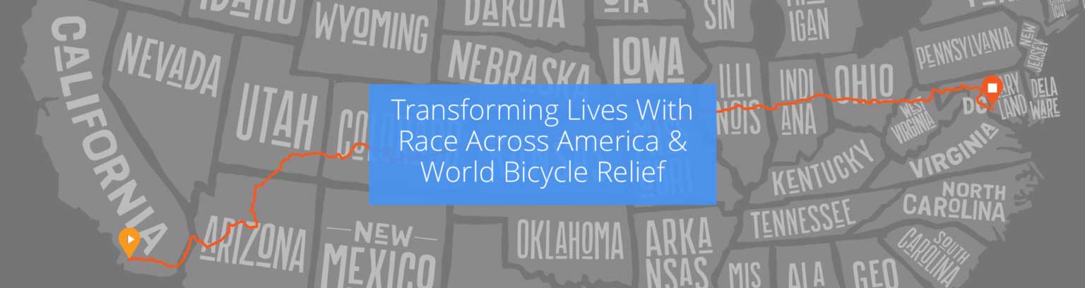 Transforming Lives With Race Across America & World Bicycle Relief Featured Image